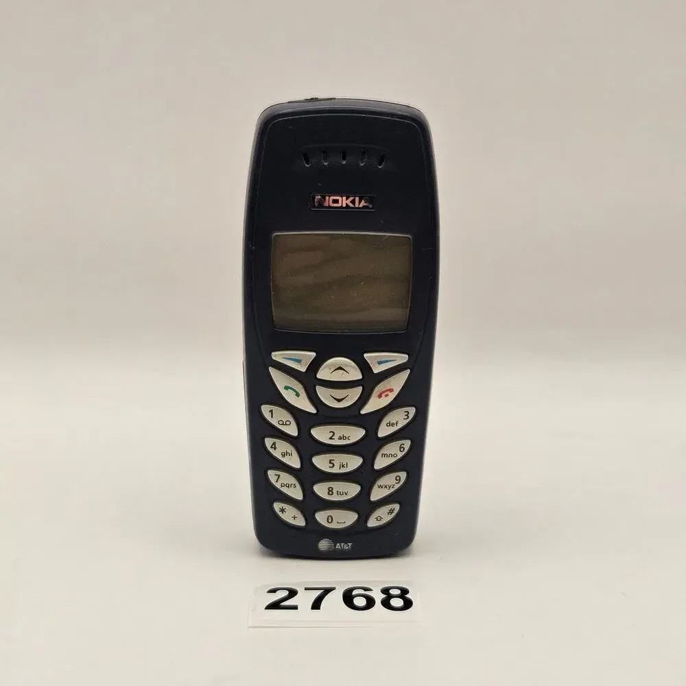 NOKIA CELL PHONE 1260 NKW-1 BLUE AT&T NOT WORKING